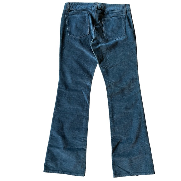 Gap Vintage Straight Ultra Low Rise Cords Teal Blue - Picture 2 of 12